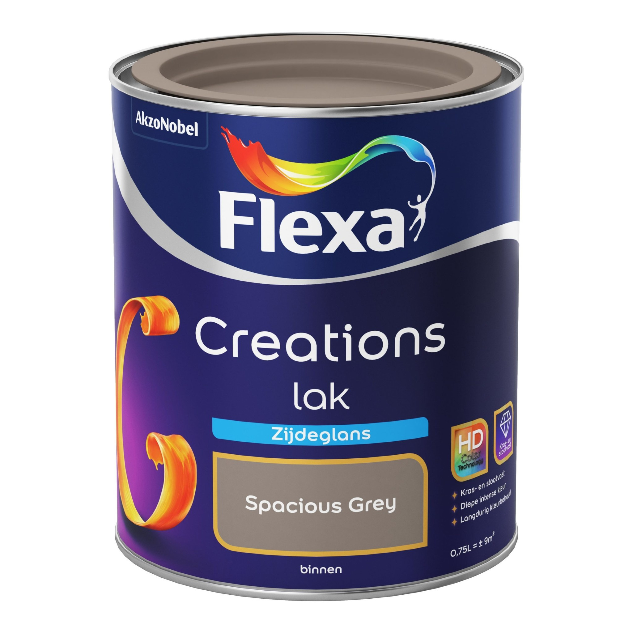 Flexa Creations Lak Zijdeglans - Spacious Grey