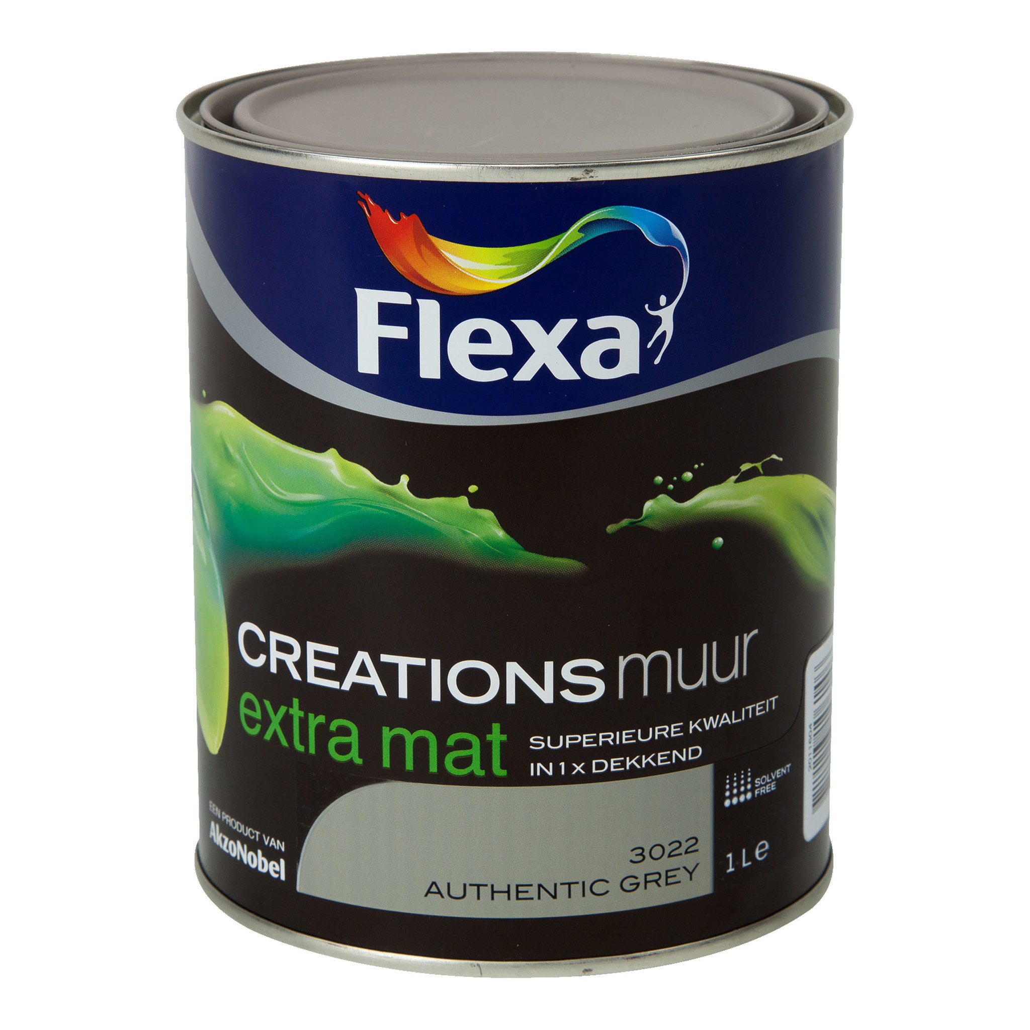Flexa Creations Muurverf Extra Mat - Authentic Grey