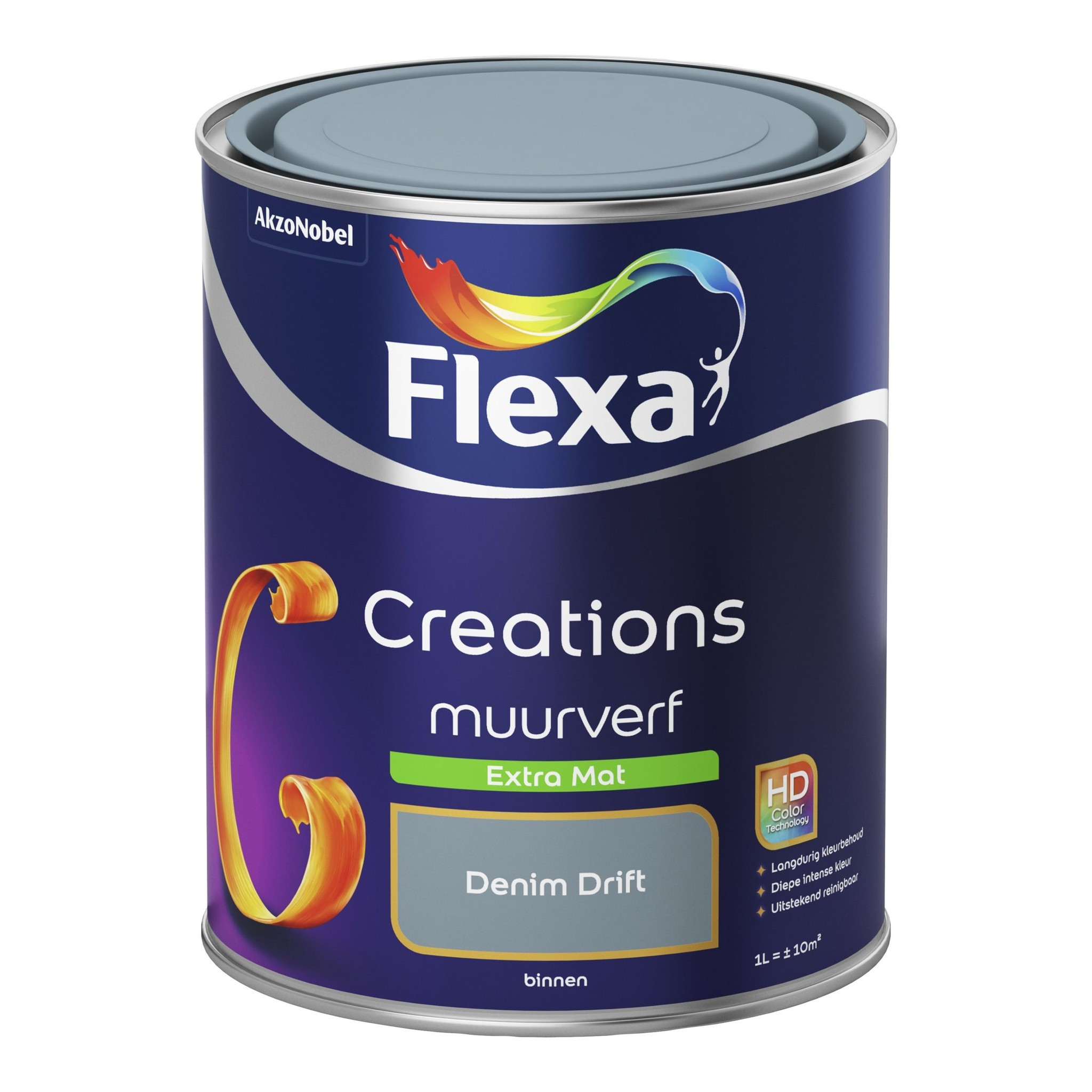 Flexa Creations Muurverf Extra Mat - Denim Drift