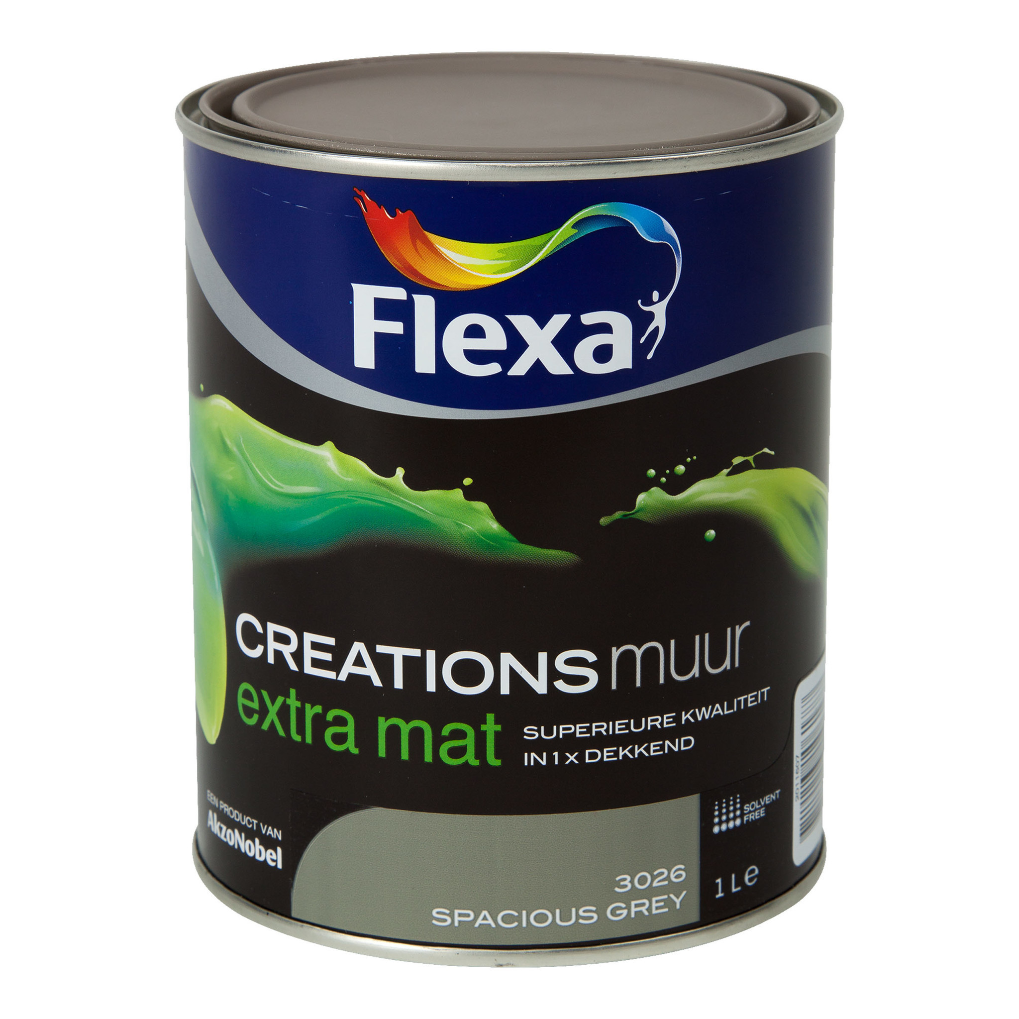 Flexa Creations Muurverf Extra Mat - Spacious Grey