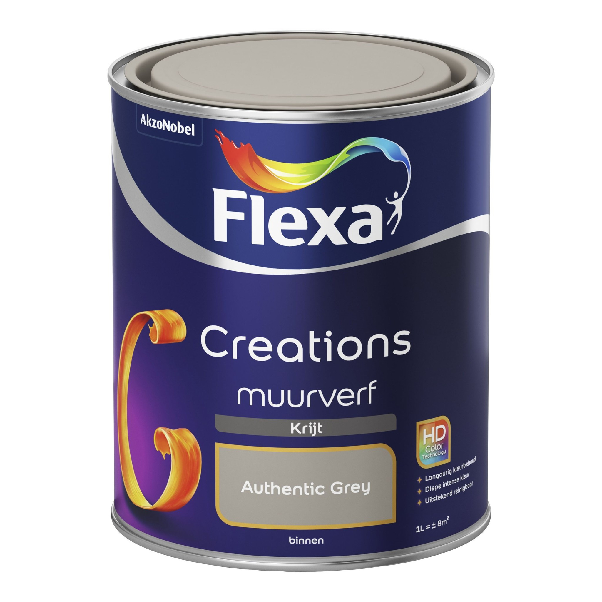 Flexa Creations Muurverf Krijt - Authentic Grey