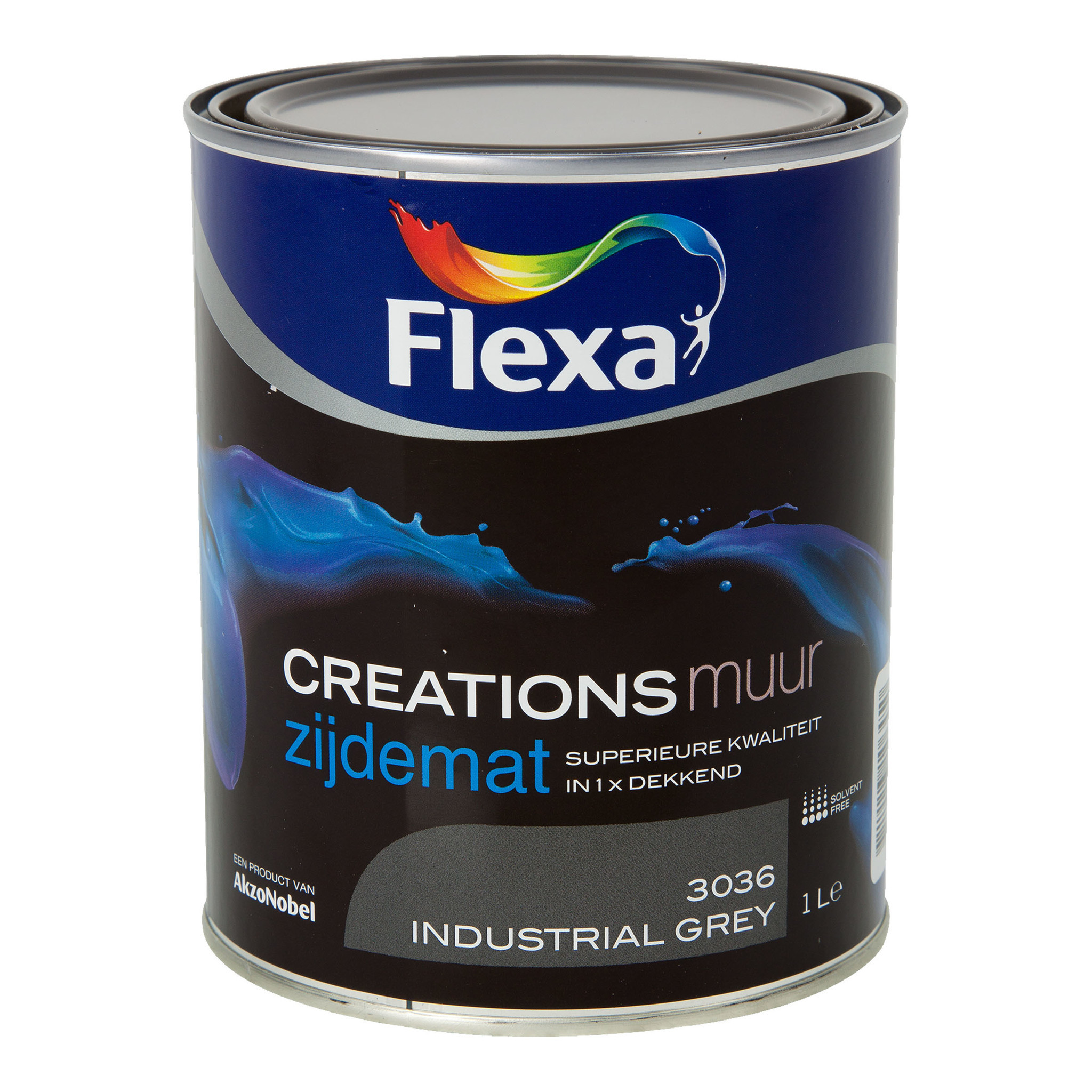 Flexa Creations Muurverf Zijdemat - Industrial Grey