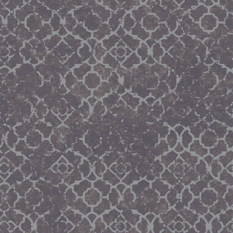 Noordwand Emporium Behang met zilveren patroon DWP0246-01