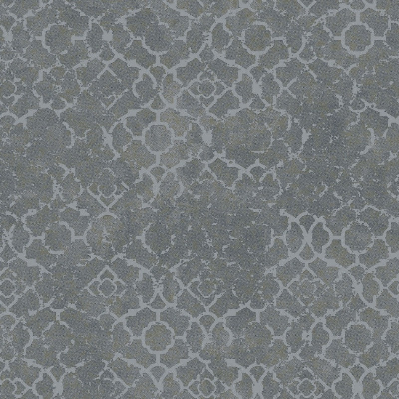 Noordwand Emporium Behang met zilveren patroon DWP0246-02