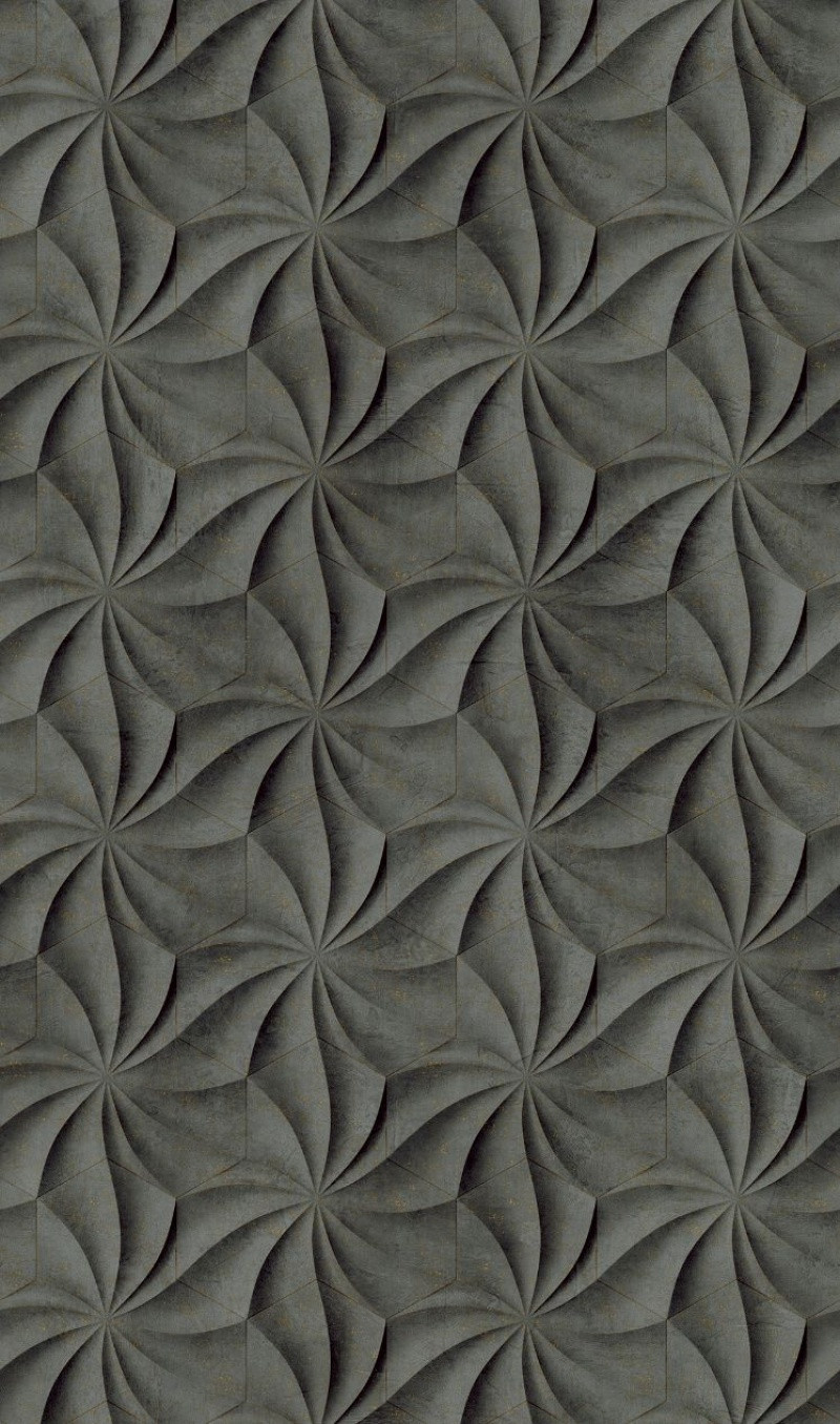 Noordwand Smart Art Easy Fotobehang grafisch patroon in cement 47228
