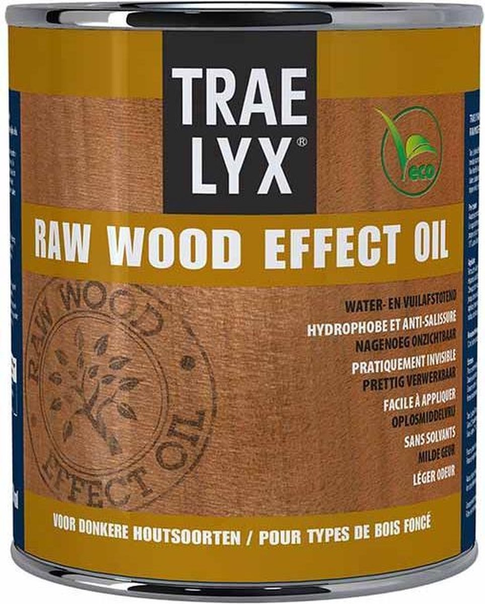 Trae Lyx Raw Wood Effect Oil Donkerhout