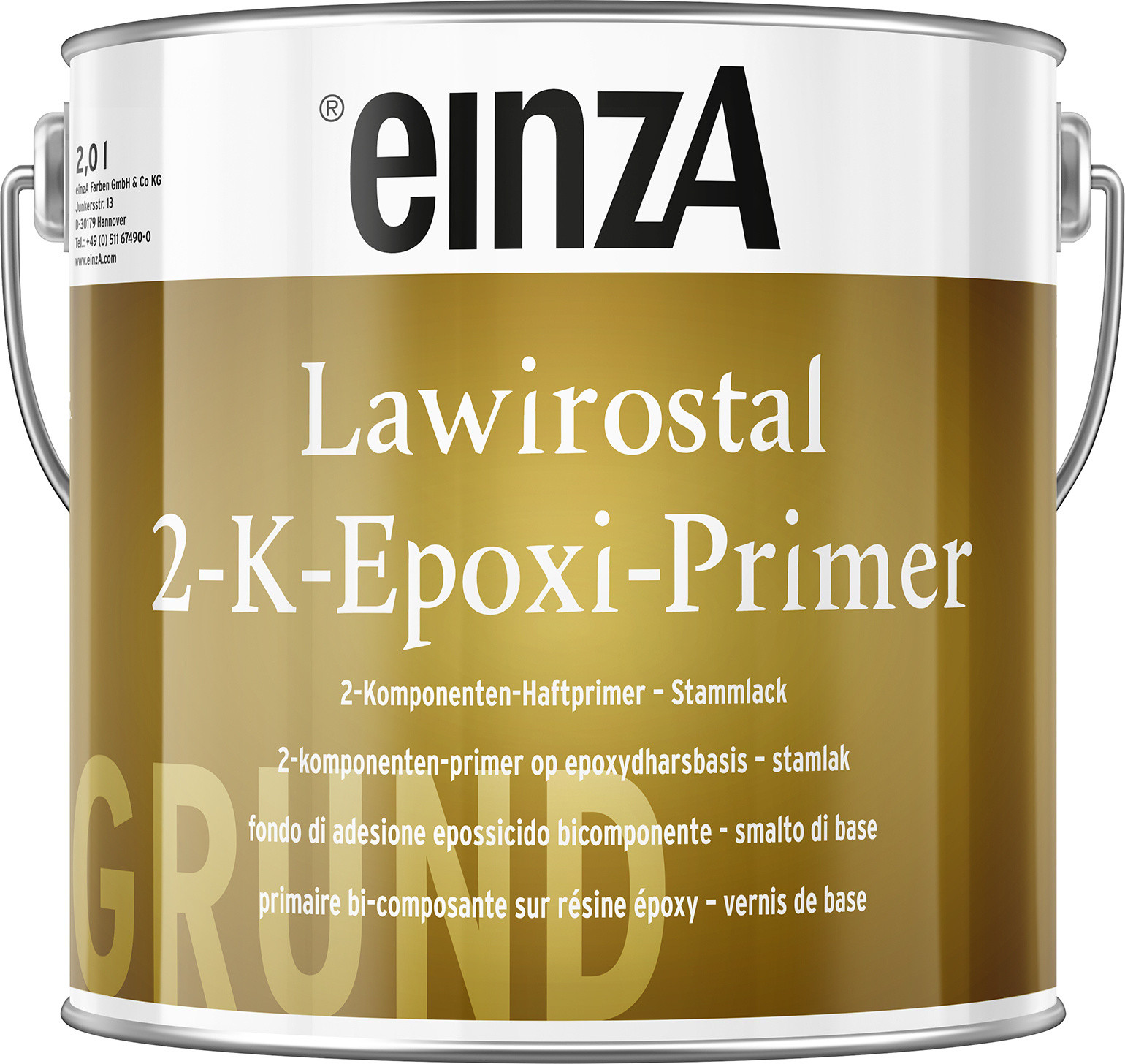 EinzA Lawirostal 2-K-Epoxi-Primer Stammlack - Wit