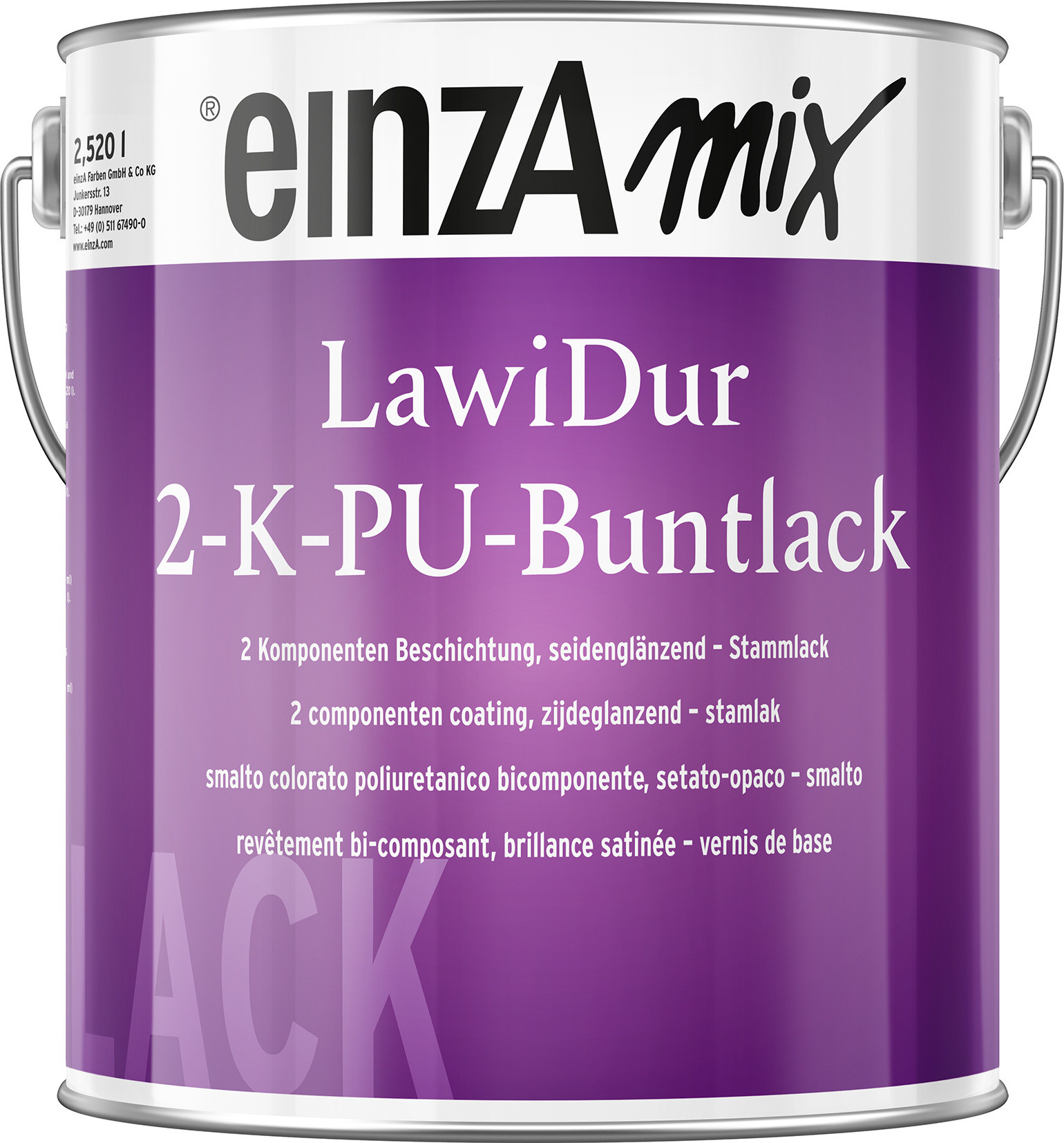 EinzA Lawidur Sgl 2K-PU-Buntlack Stammlack