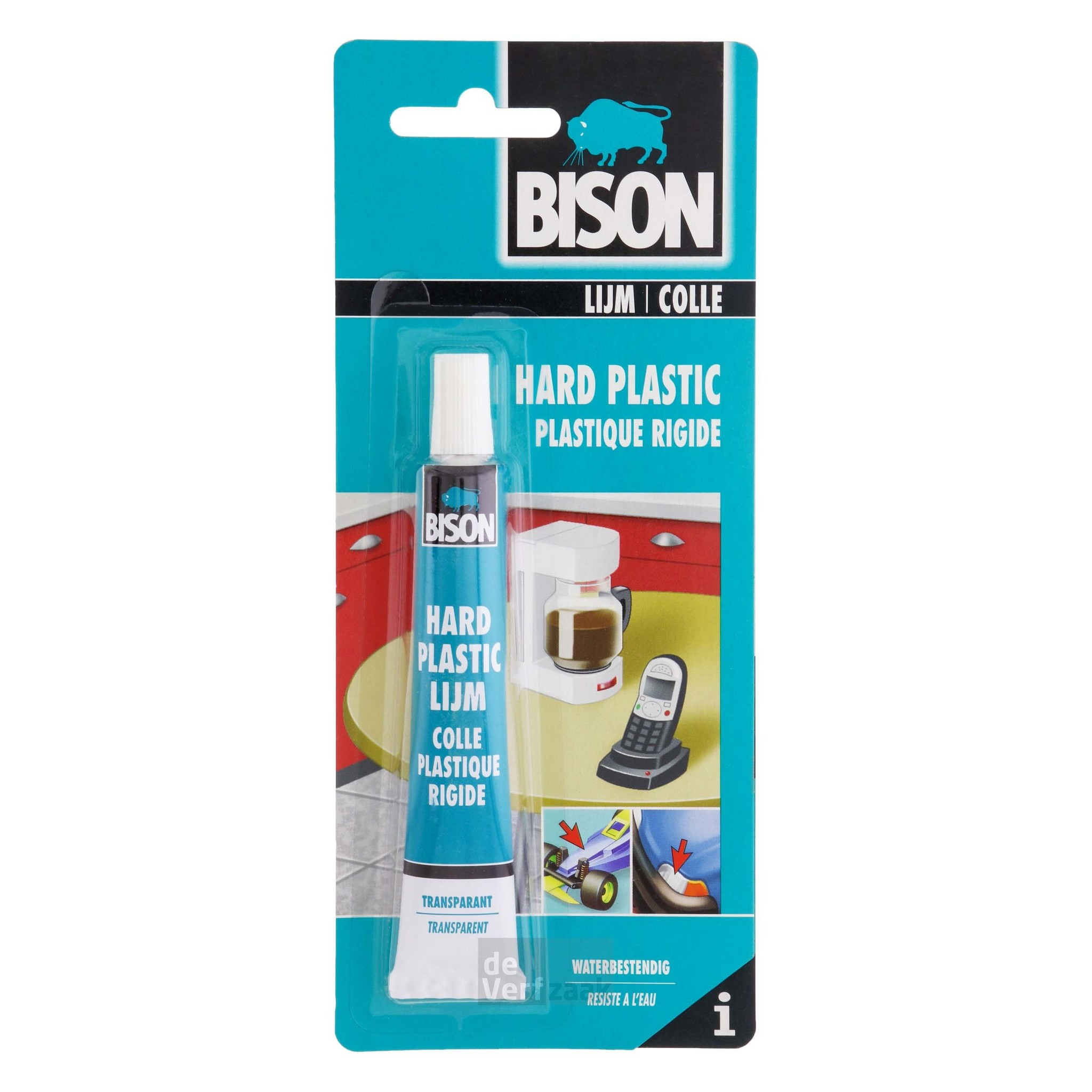 Bison Hard plastic lijm blister 25ml
