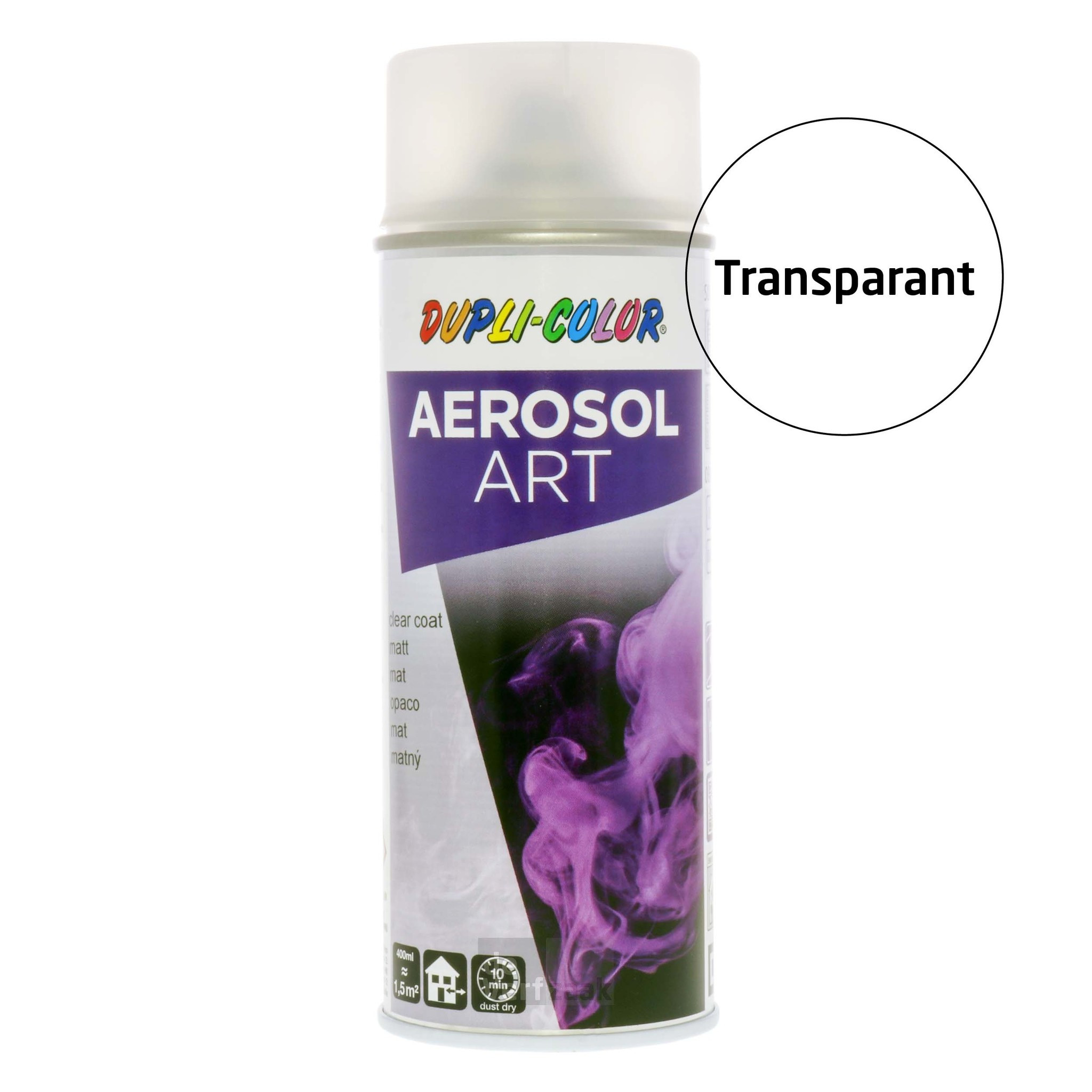 Dupli-Color Aerosol Art Hoogglans - 400 ml Blanke Lak