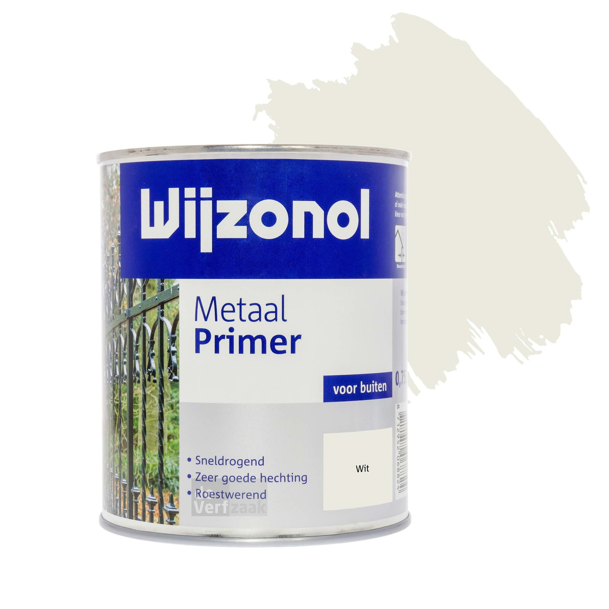 Wijzonol Metaal Primer 0,75 liter Wit