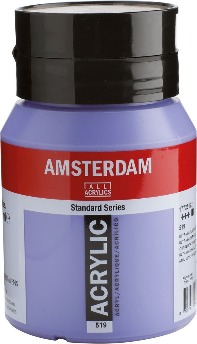 Royal Talens Amsterdam Acrylverf 500 ml - Ultramarijn Violet Licht