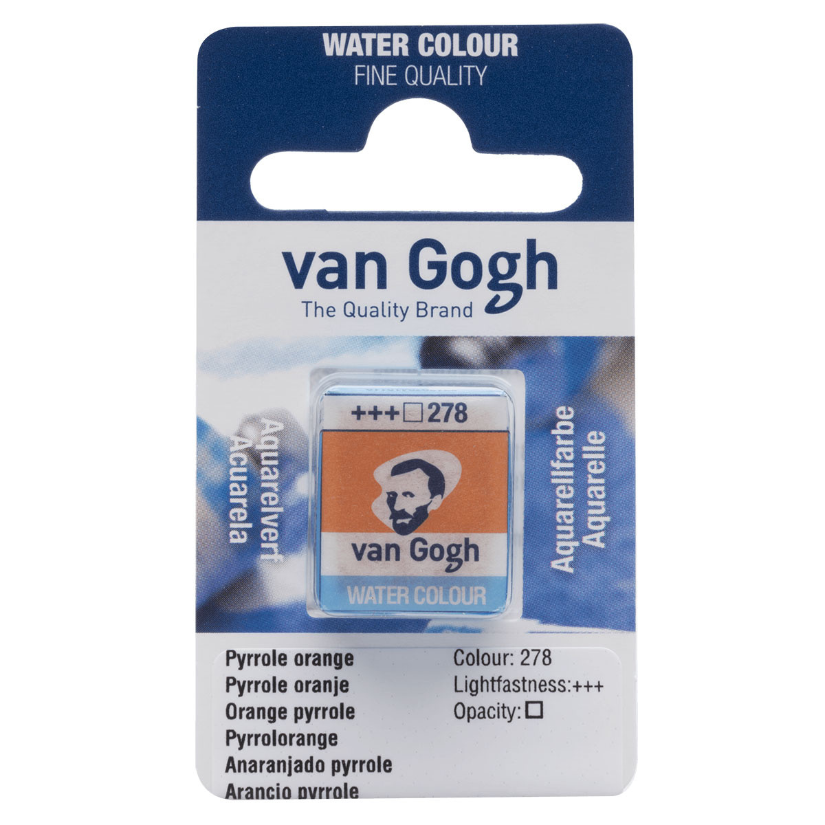 Van Gogh Aquarelverf Napje - Pyrrole Oranje #278