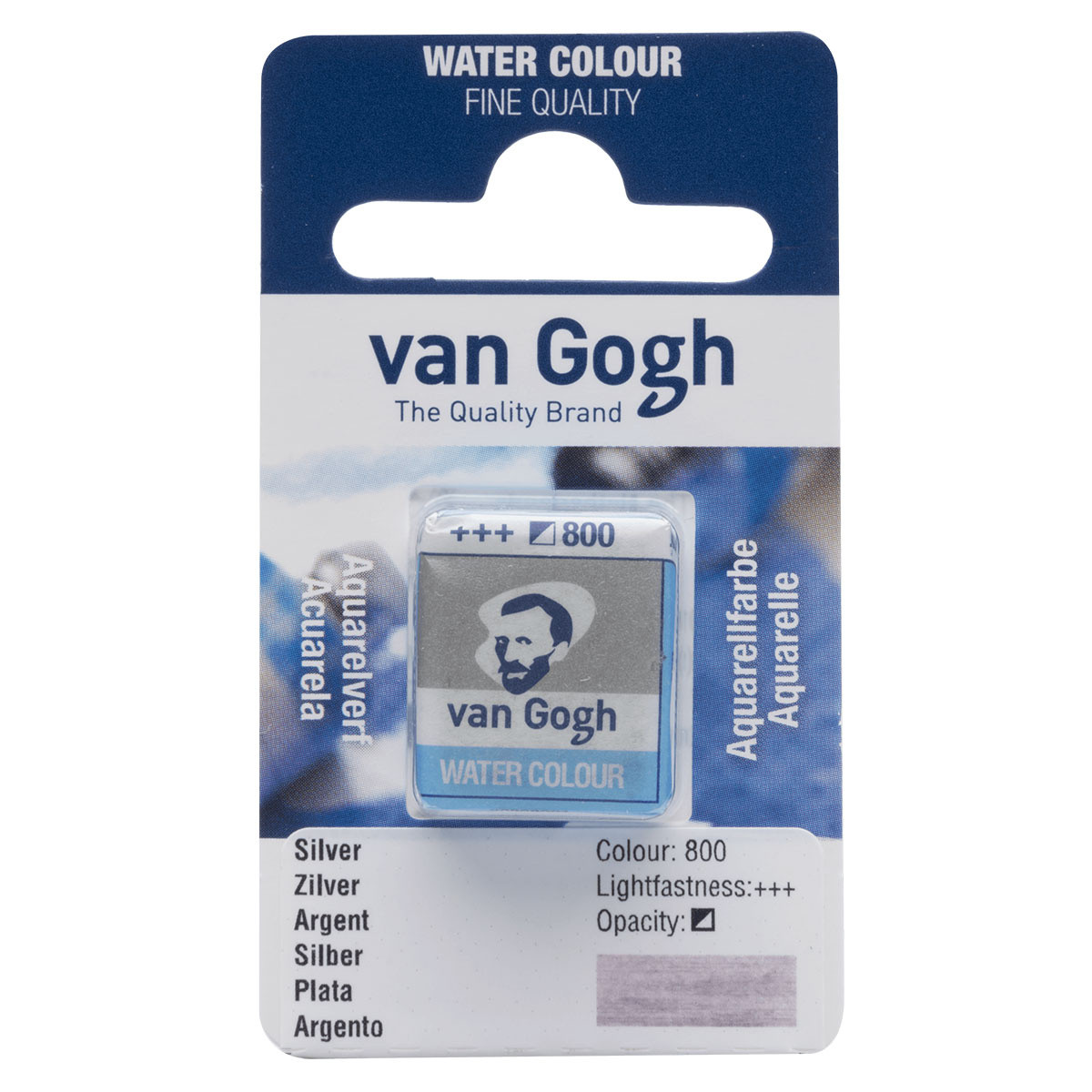 Van Gogh Aquarelverf Napje - Zilver #800