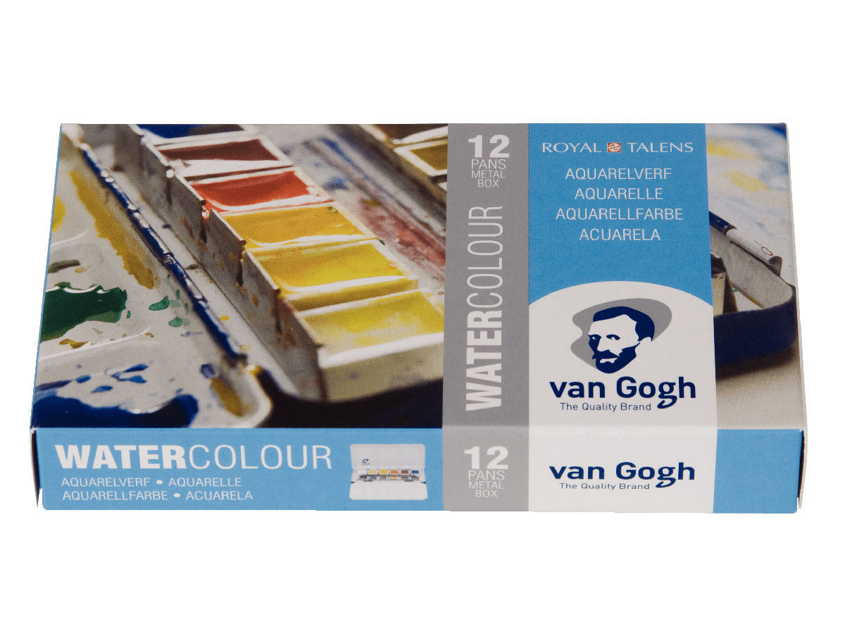 Van Gogh Aquarelverf Set In Metalen Blik