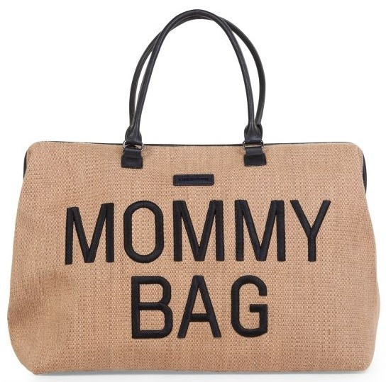 Mommy Bag Grote Luiertas Verzorgingstas | Weekendtas | Raffia look