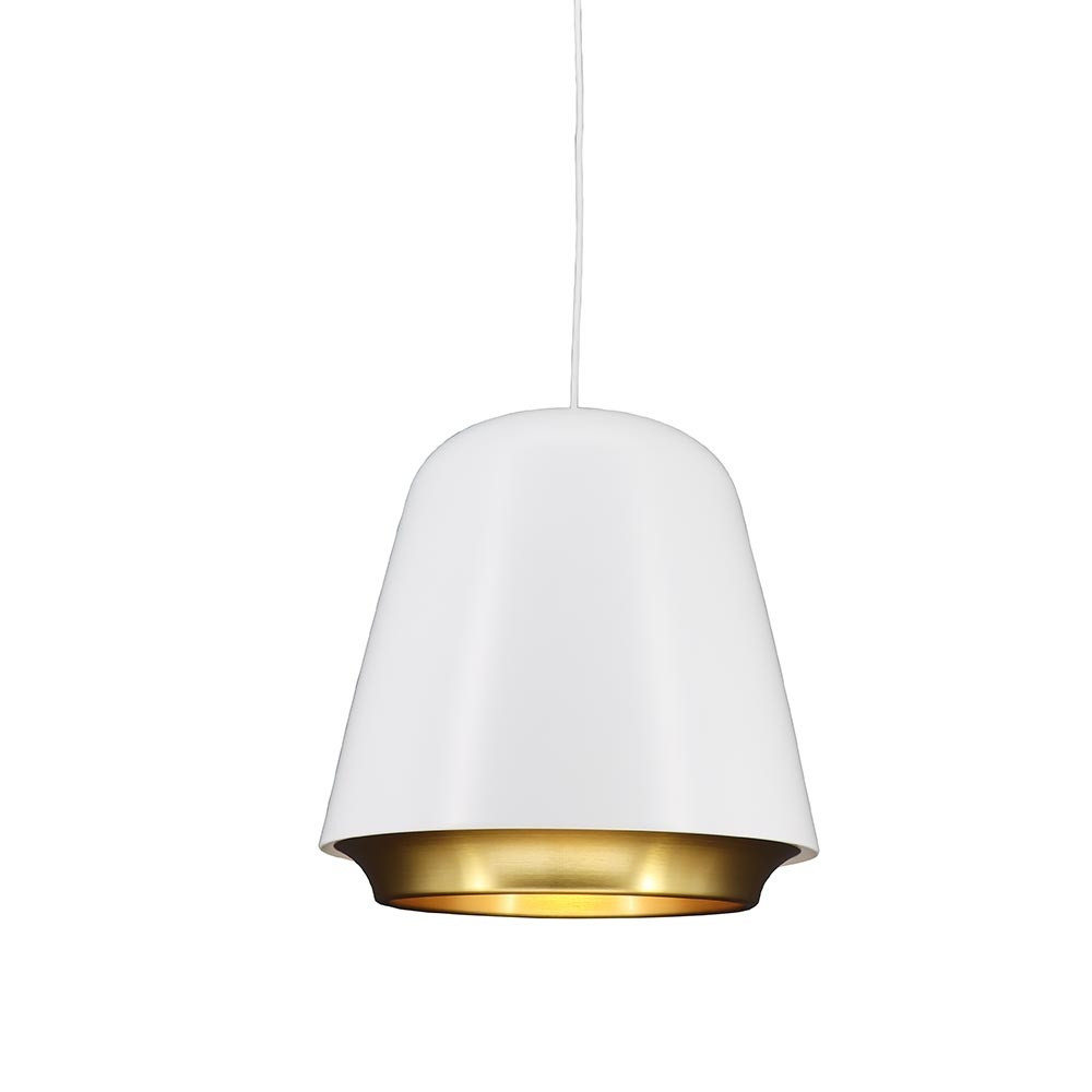 Artdelight Hanglamp Santiago Ø 35 cm wit-goud