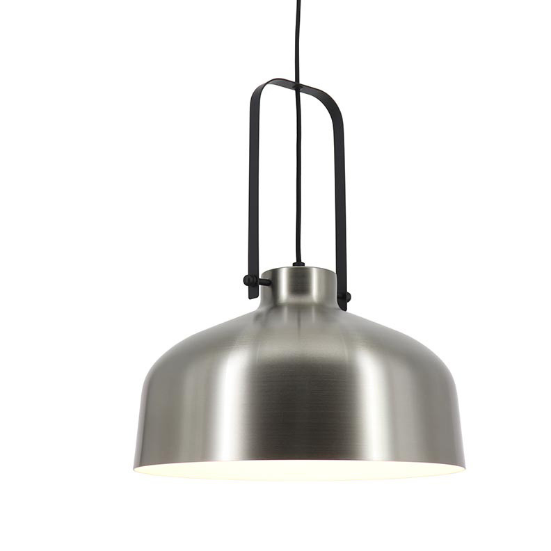 Artdelight Hanglamp Mendoza Ø 37,5 cm mat chroom-zwart