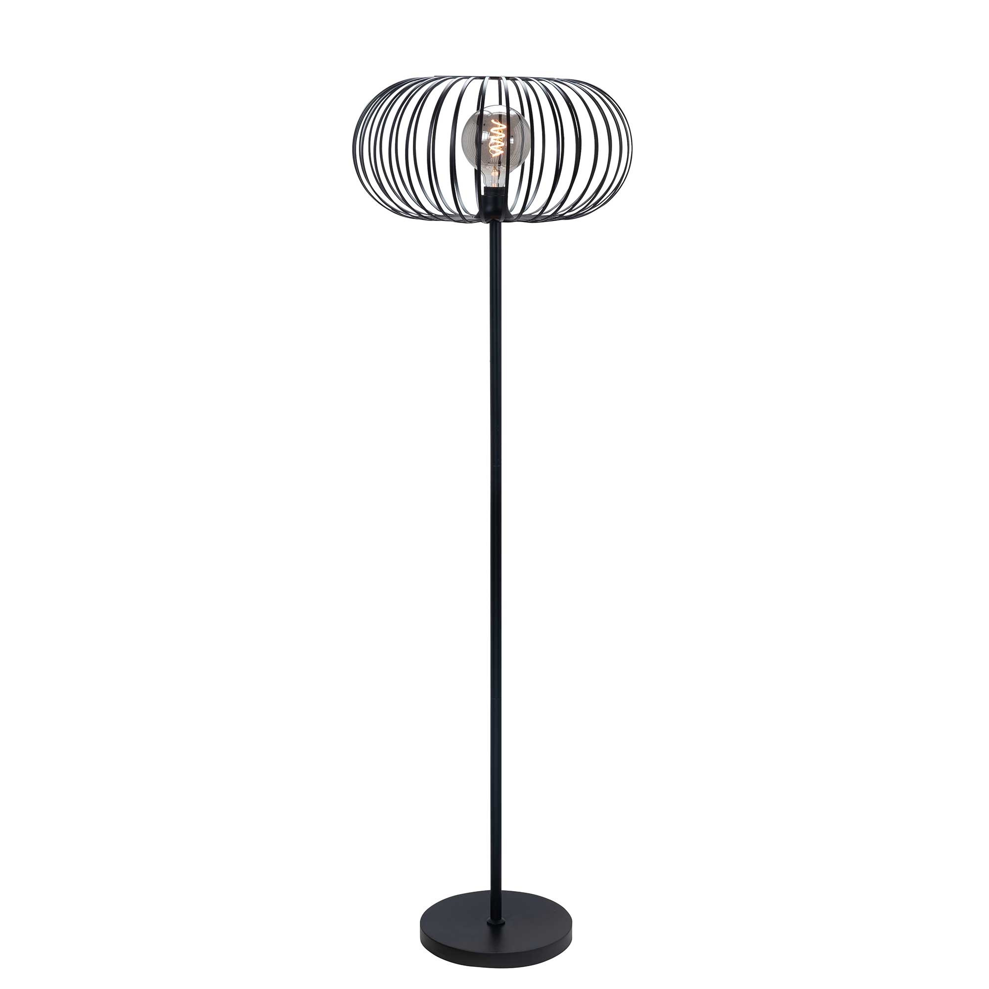Highlight Vloerlamp Bolato H 164 cm Ø 50 cm zwart