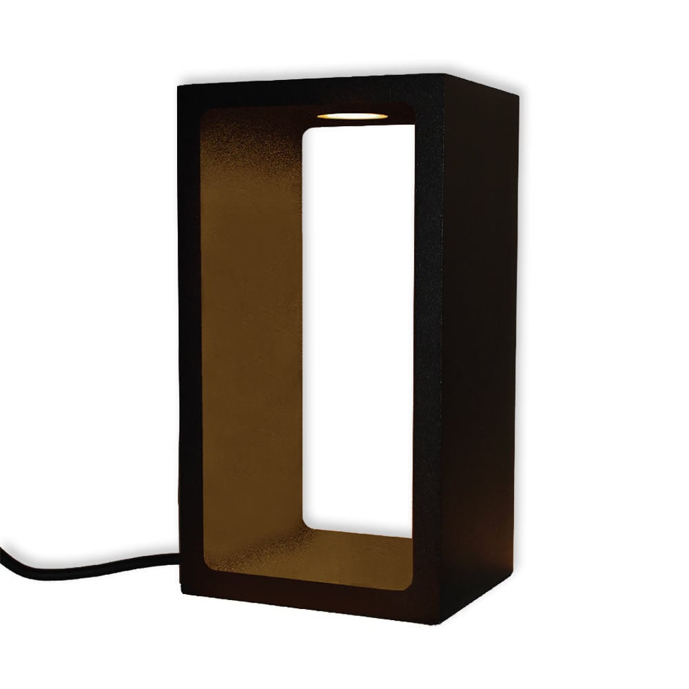 Artdelight Tafellamp Corridor H 18 cm B 10 cm zwart