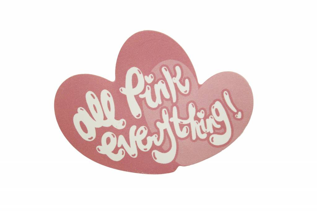 Frilly Pops All Pink Everything - sticker