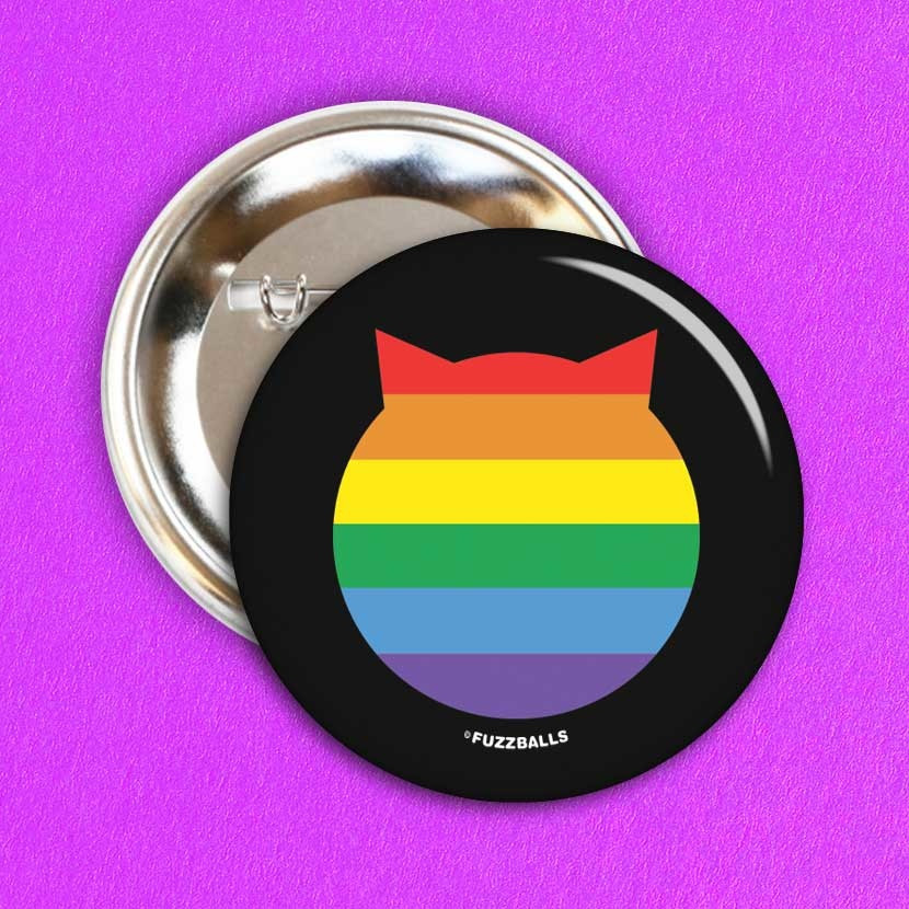 Fuzzballs Button - Pride