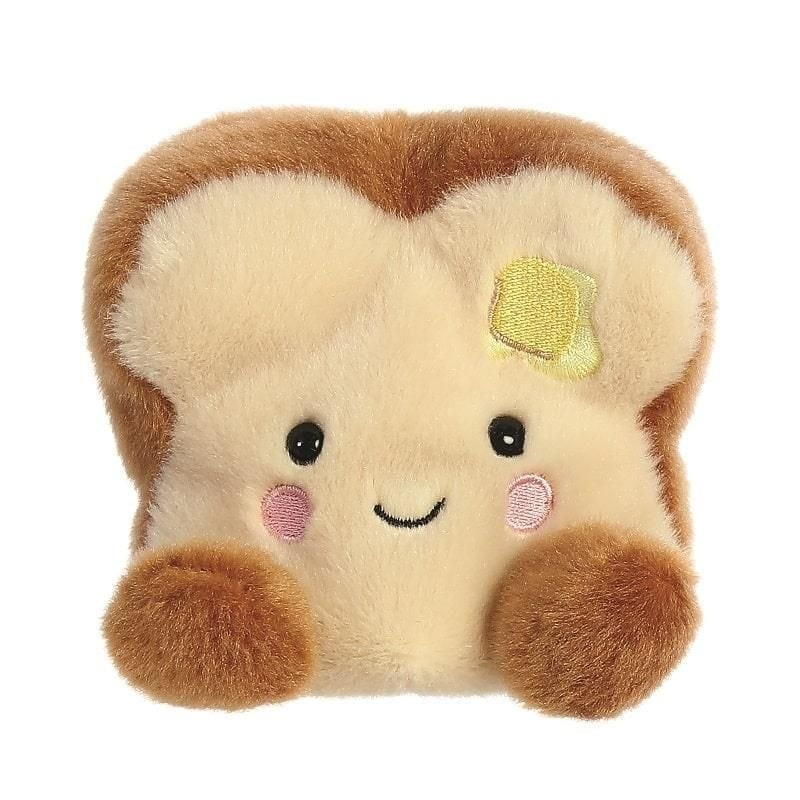 Palm Pals Toast met boter knuffeltje - 13 cm