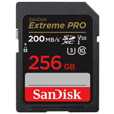 Sandisk 265GB SD Extreme Pro UHS-I U3 V30 200mb/s