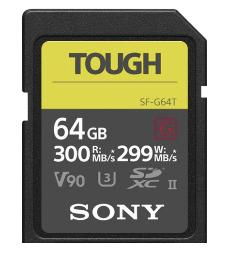 Sony Tough 64GB SD Card 300MB/S