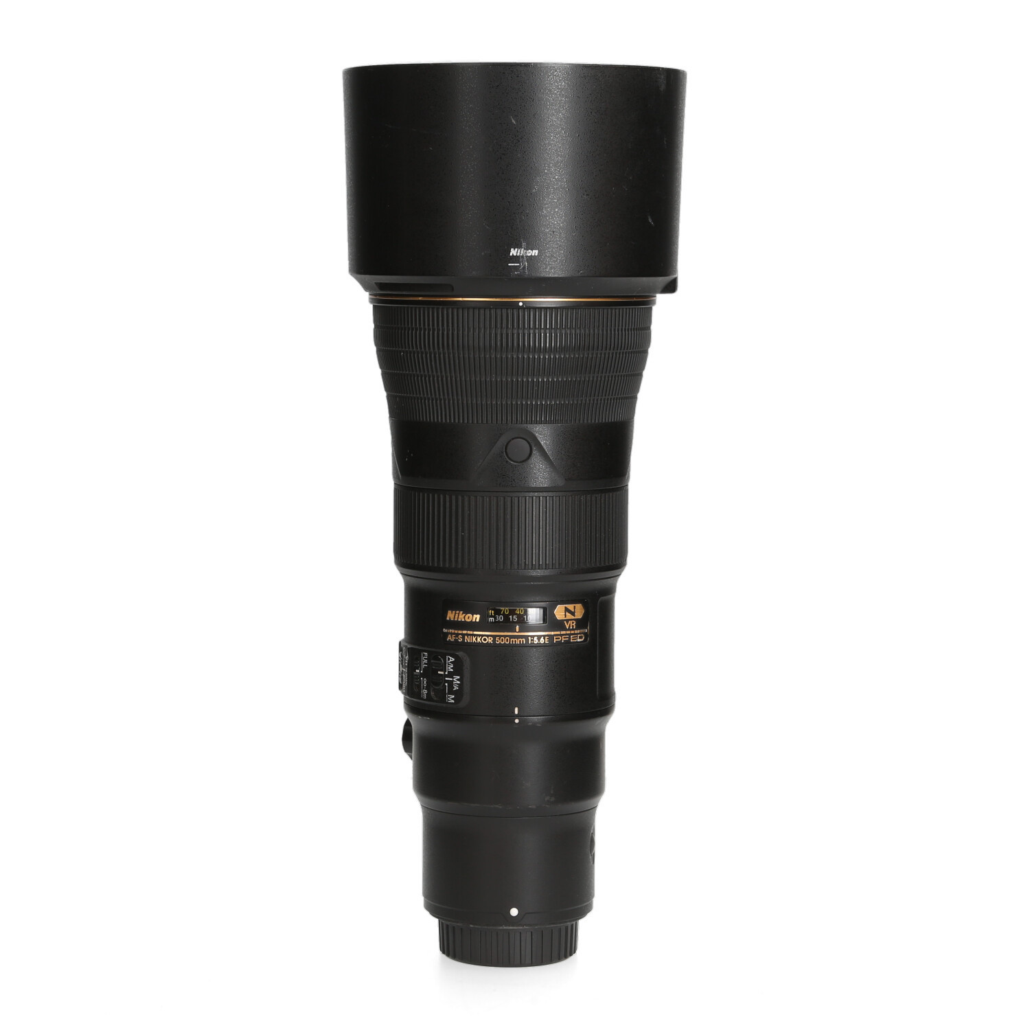 Nikon Nikon 500mm 5.6 E AF-S PF ED VR - Licht krasje lens