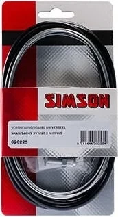 Simson Simson Versnellingskabelset SRAM / SACHS - Zwart