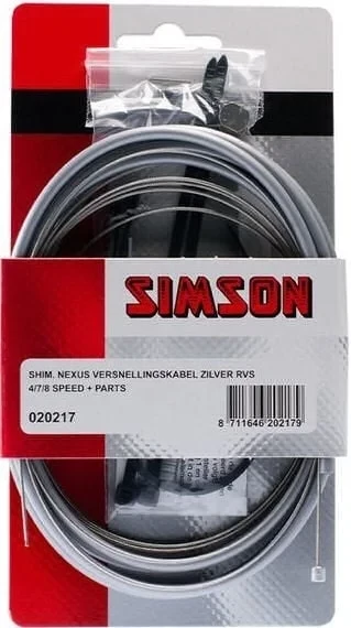 Simson Simson Versnellingskabelset Shimano Nexus grijs