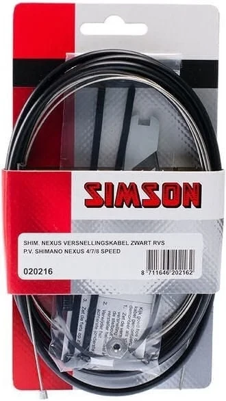 Simson Simson Versnellingskabelset Shimano Nexus - zwart