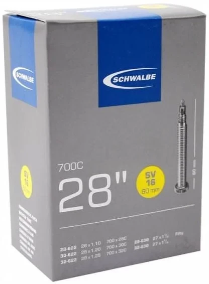 Schwalbe Binnenband Schwalbe SV16 28" / 28/32-622/630 - 60mm ventiel