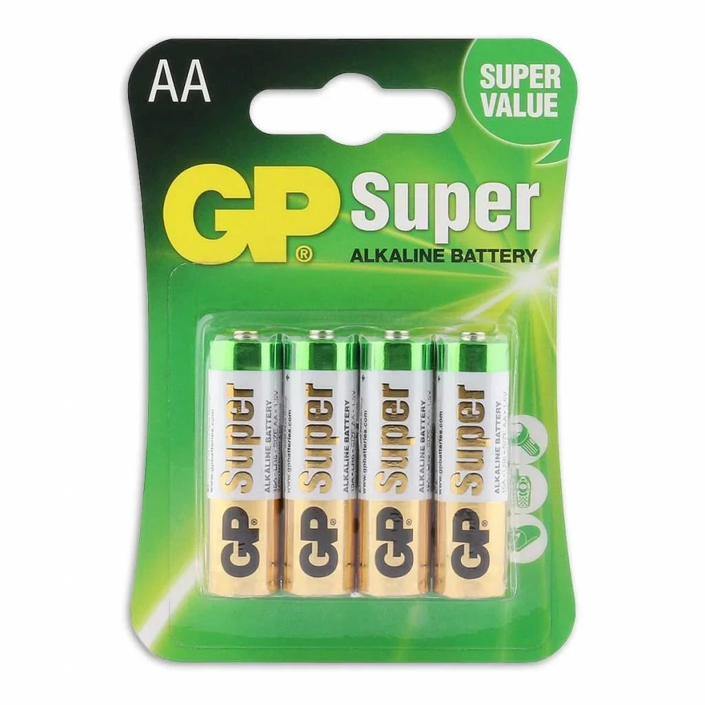 Super Alkaline Aa-Batterijen 4pk