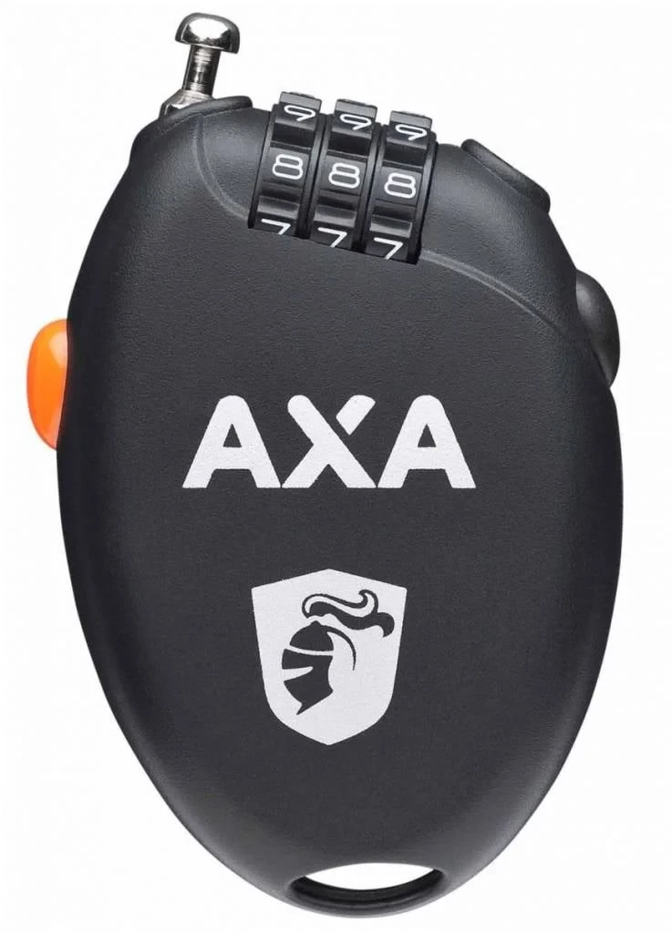 AXA Kabelslot Axa Roll - Oprolbare Staalkabel 75cm x 1.6mm met Cijfercode