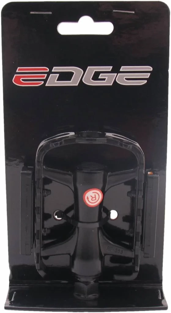 Edge Fietspedalen Edge MTB Low Profile - Alu zwart met polish zijkant