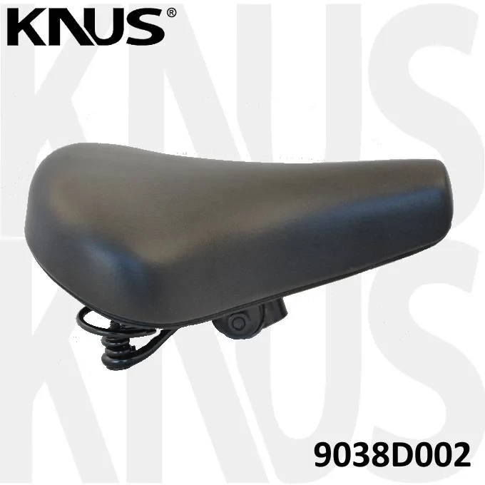 KNUS Fietszadel Knus Retro met strop - KS9038D - Zwart