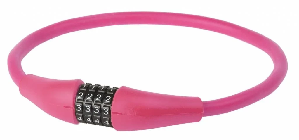 M-Wave Kabelslot+Cyfer M-Wave Silicon Pink