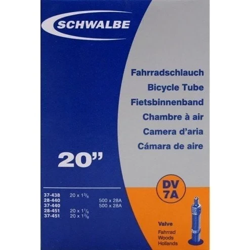 Schwalbe Binnenband Schwalbe DV7A 20" - 32mm Ventiel
