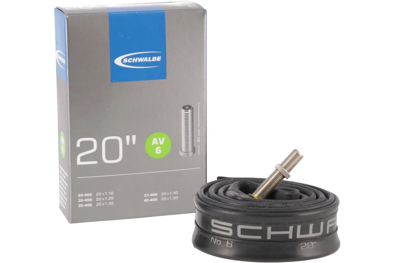 Schwalbe Binnenband Schwalbe AV6 20" - 40mm Ventiel