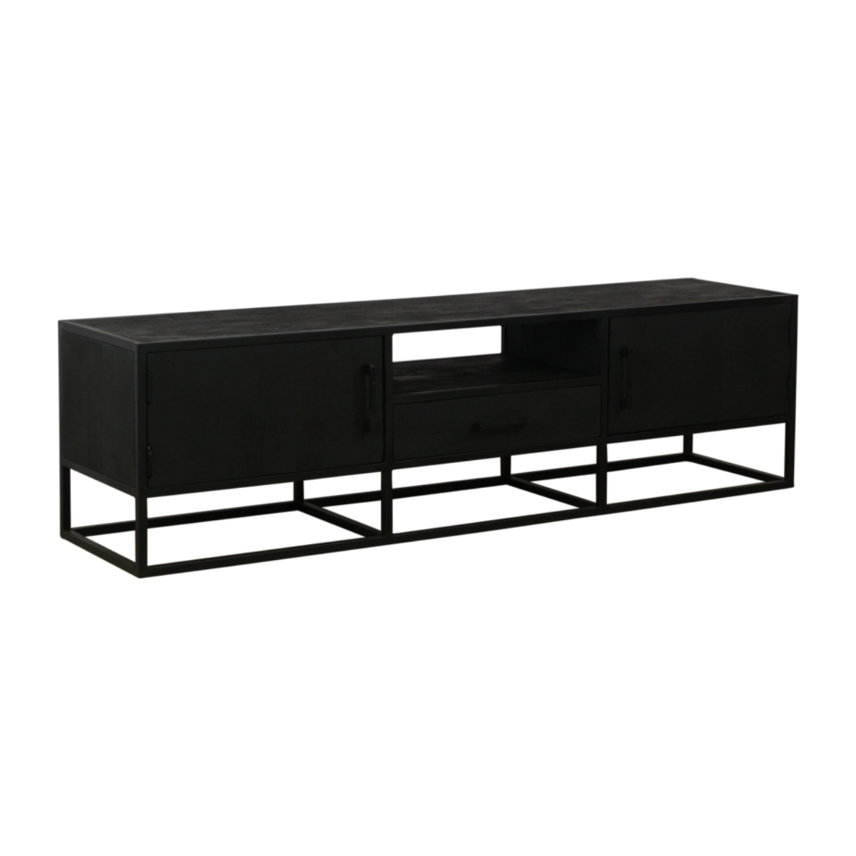 Zwart tv meubel Blackwood | 180 cm