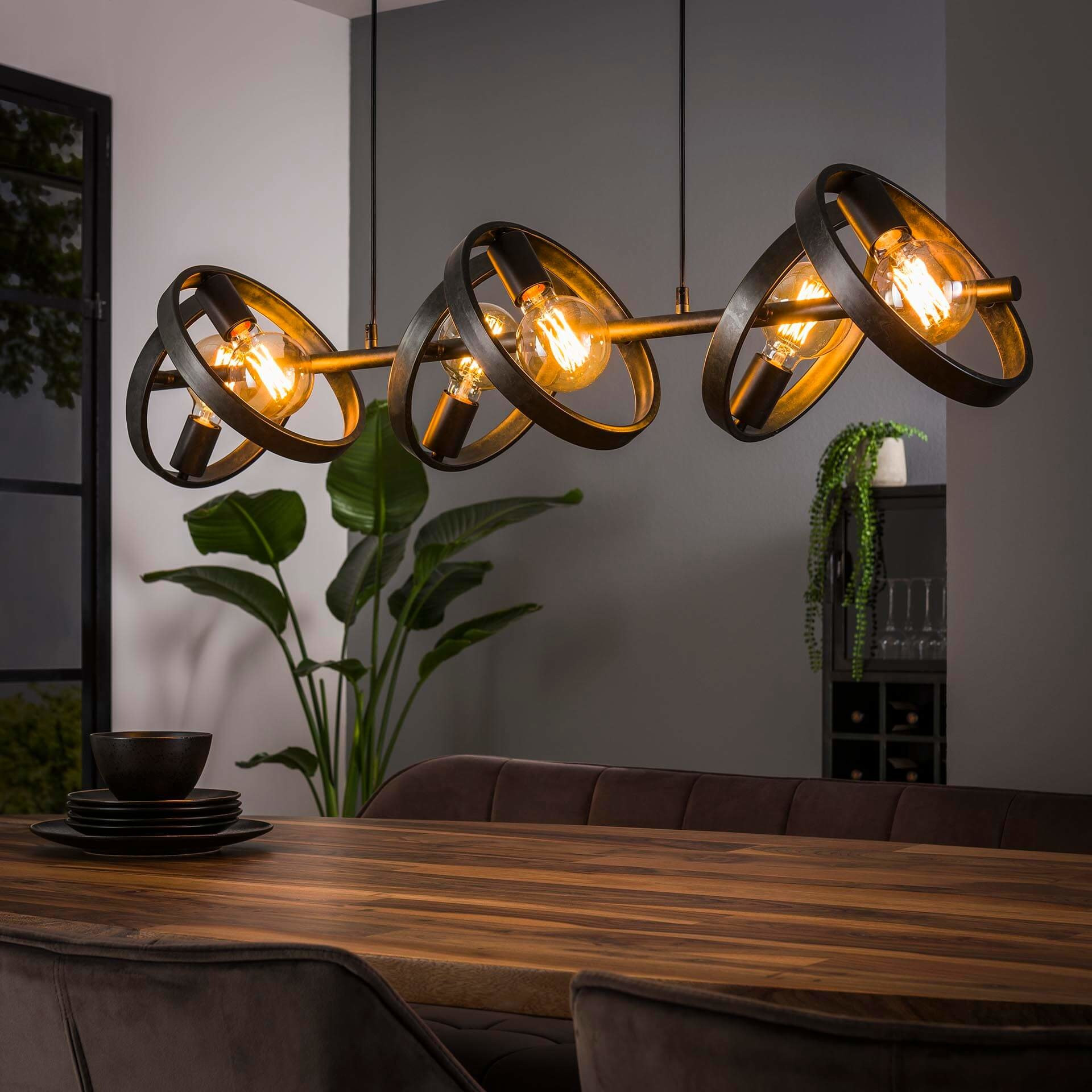 Hanglamp Hover | 6L | Charcoal