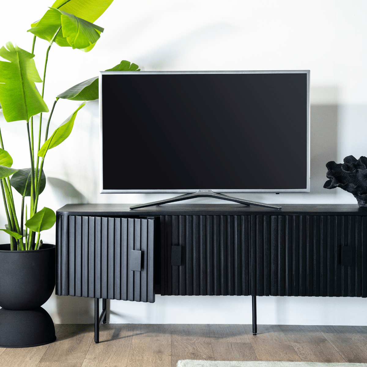 Tv meubel Remi zwart | 170 cm