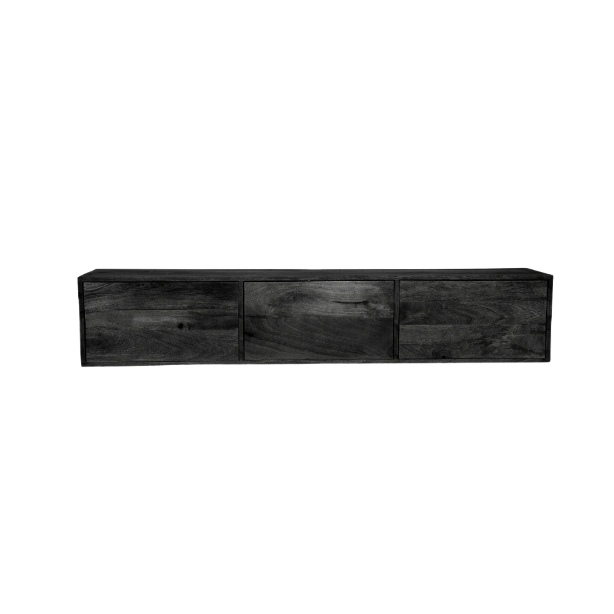 Zwevend Tv meubel Vision Black | 160 cm