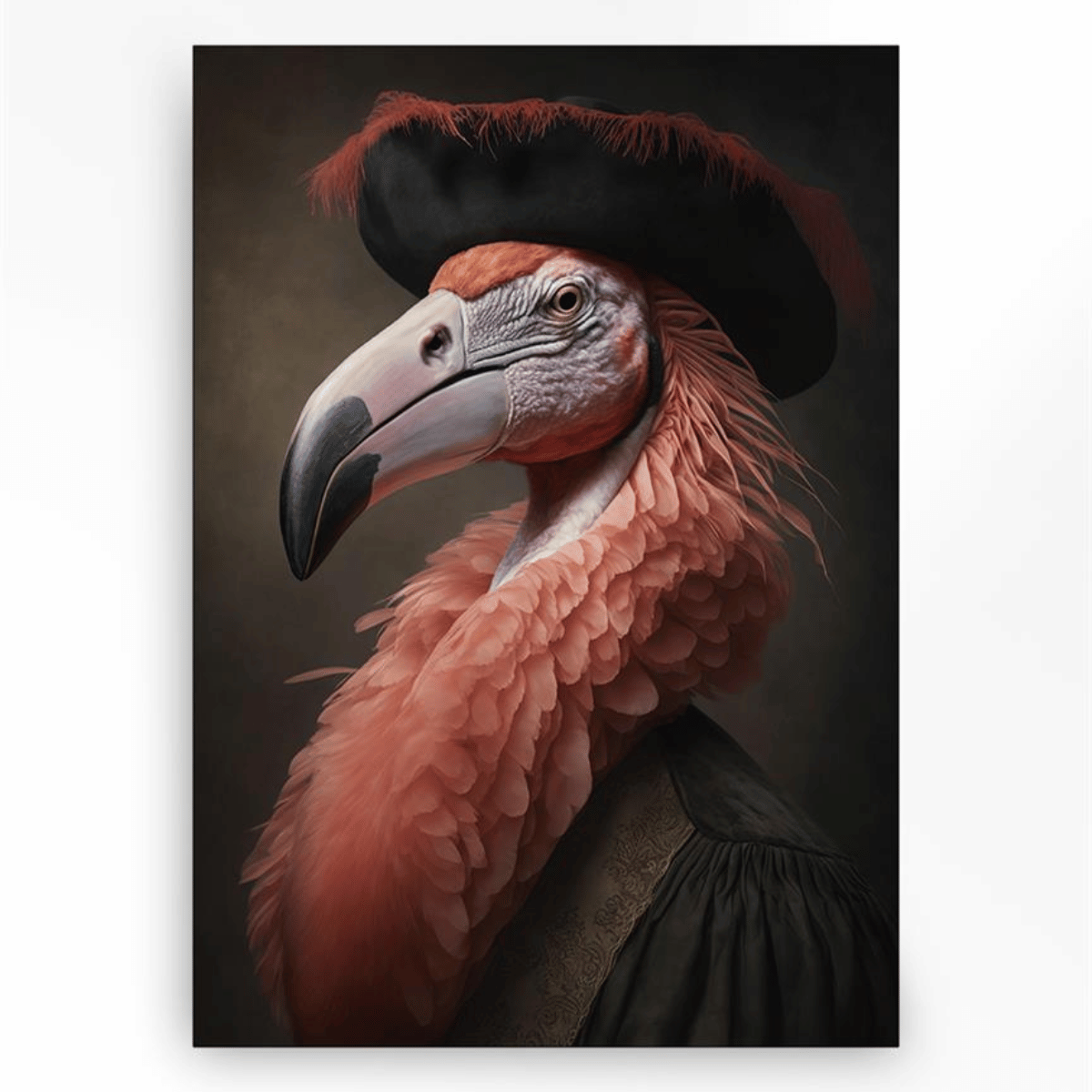 Wanddoek Flamingo - Large