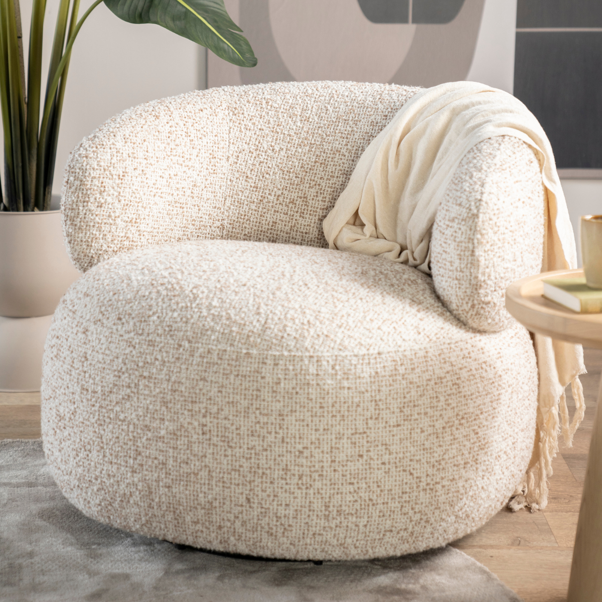 Fauteuil Maeve - beige Maywood