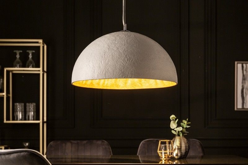 Elegante design hanglamp GLOW 50cm witgouden hanglamp - 36318
