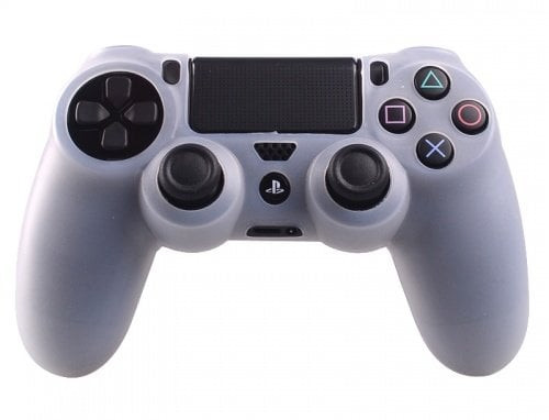 Silicone Beschermhoes voor PS4 Controller Cover Skin Transparant