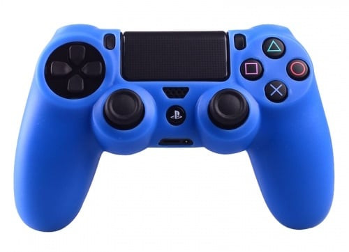 Silicone Beschermhoes voor PS4 Controller Cover Skin Blauw